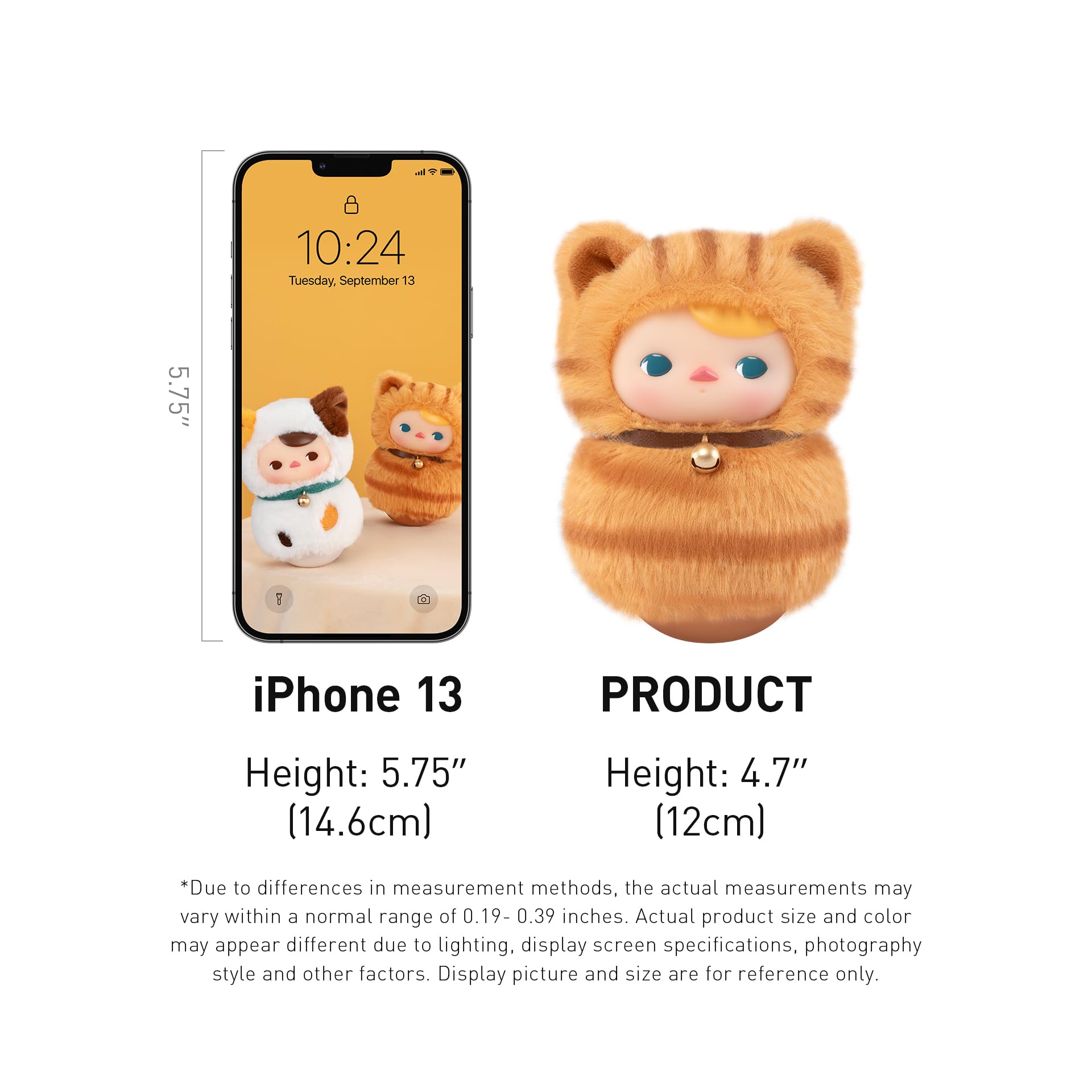 Amazon.co.jp: POP MART PUCKY Roly-Poly Kitty シリーズ - ビニール